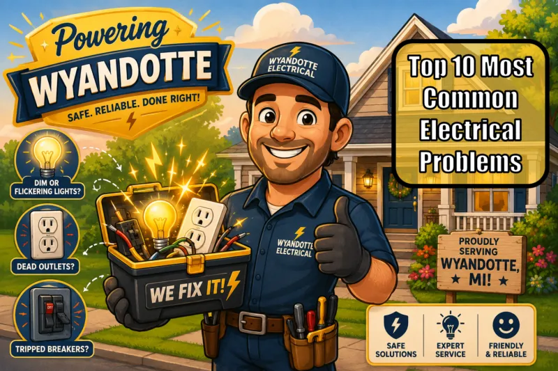 Top 10 Most Common Electrical Problems in Wyandotte Homes (And How to Fix Them)