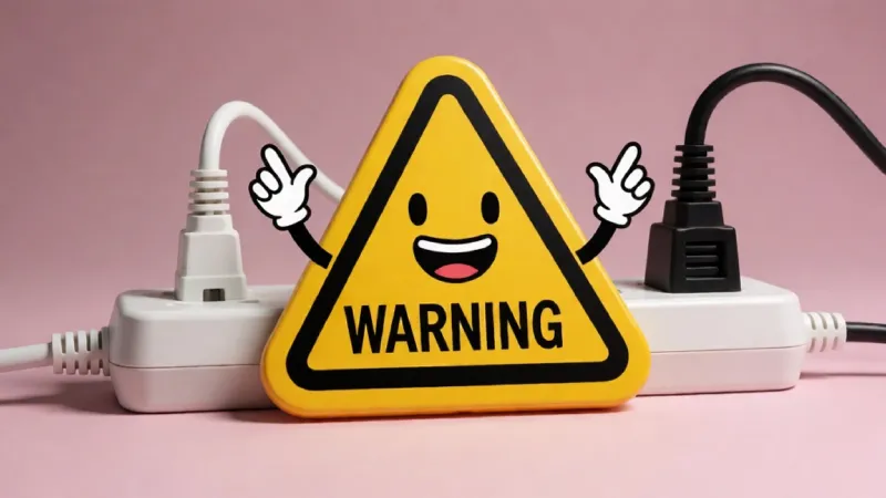 overloaded power strip
